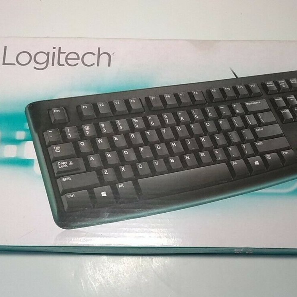 Logitech K120 Ergonomic Desktop Wired Keyboard USB